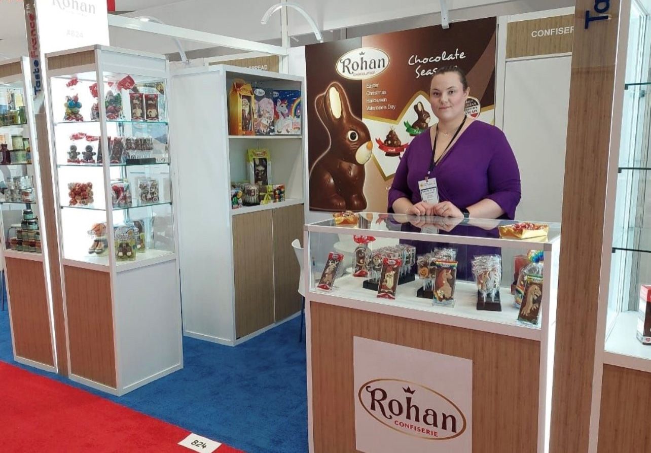 Martina s'est occupée du stand de la confiserie Rohan au Fancy Food de New-York