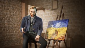 Jumbo Mana a créé l’avatar de Vincent Van Gogh, en collaboration avec le Dr Wouter van der Veen, historien spécialiste du peintre.