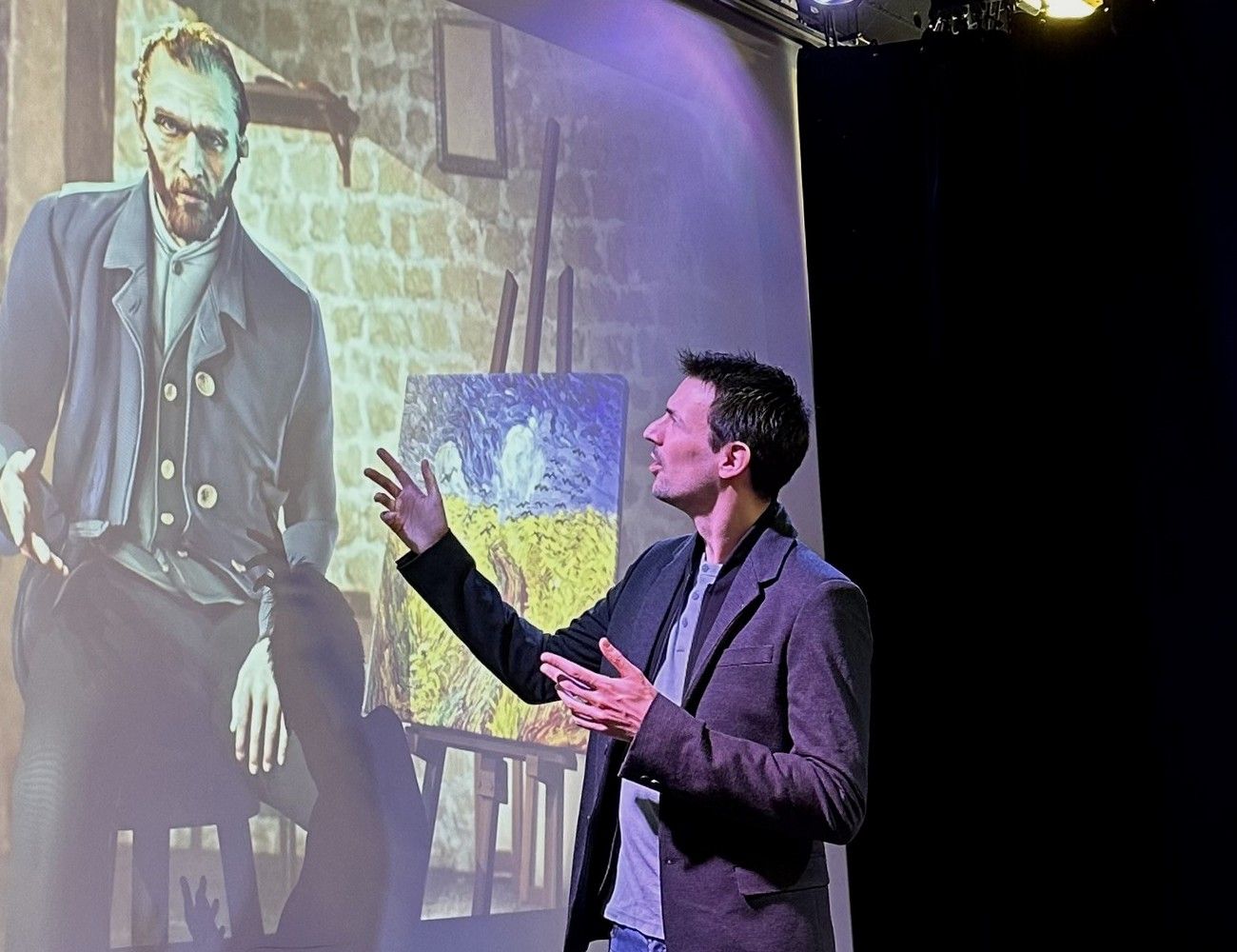 Christophe Renaudineau a développé un avatar de Van Gogh pour le Musée d’Orsay.