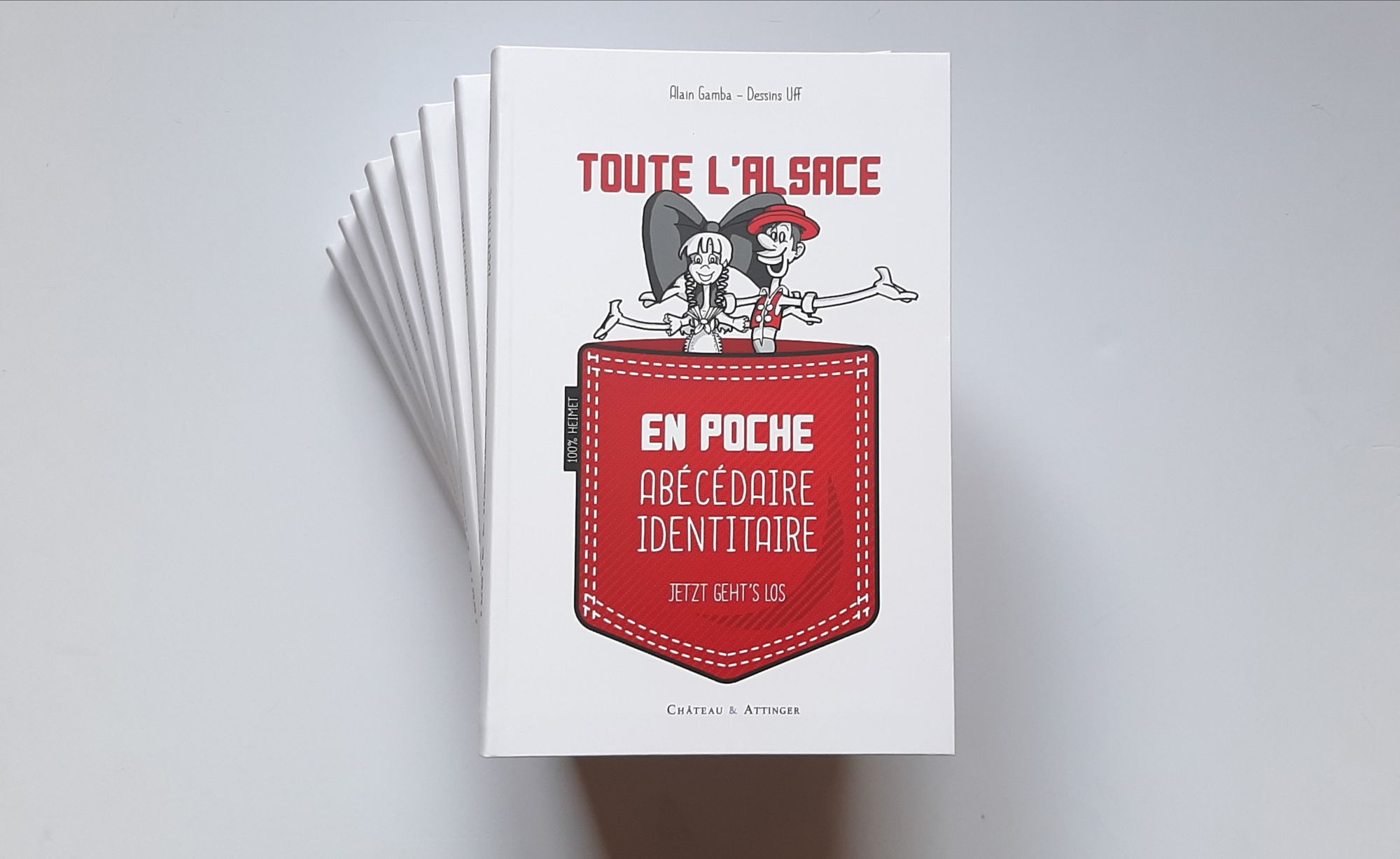 « Toute l’Alsace en poche », Alain Gamba, illustrations Uff, éditions Château & Attinger, Format 15 x 23 cm. Disponible en librairie et à la Fnac.