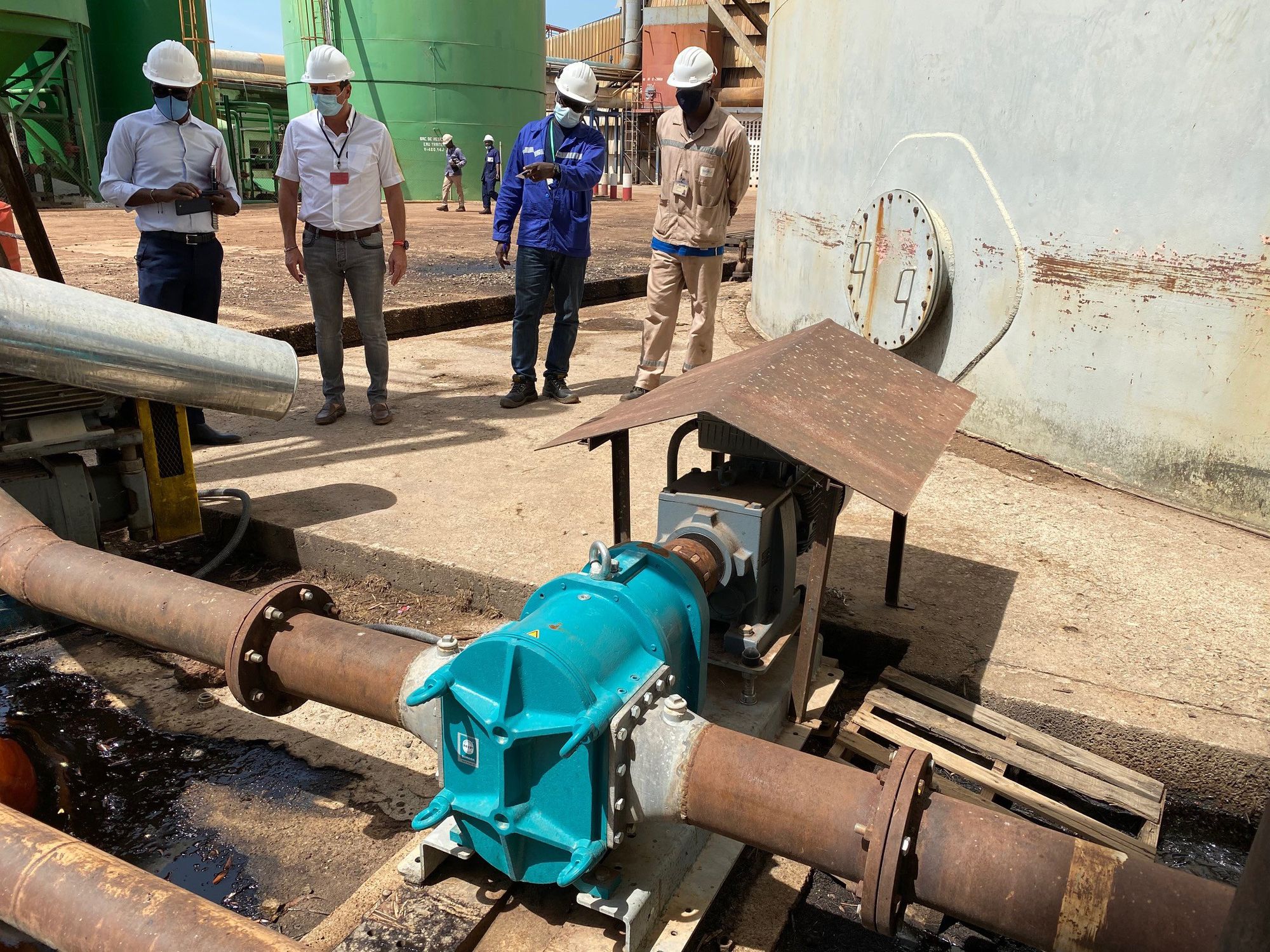 Mise en service d’une pompe Börger à la sucrerie de Ferkessédougou en Côte d’Ivoire