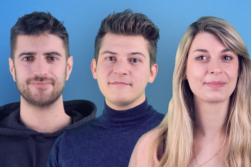 Ugo, Raphael et Elise, les 3 associés d'Immersive Element