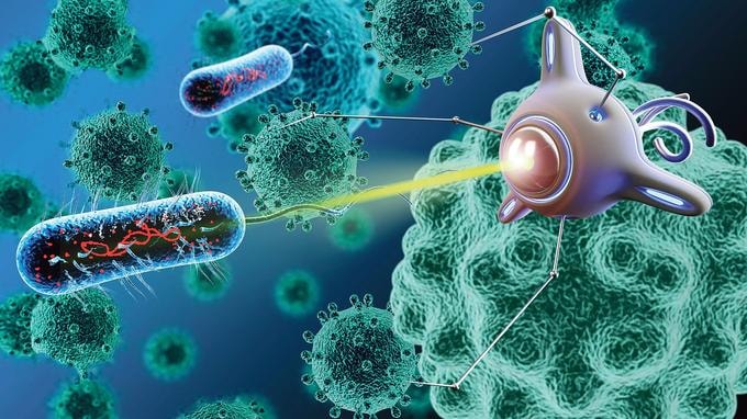 Les nanoparticules développées par Superbranche sont capables à la fois de diagnostiquer et de traiter les cellules cancéreuses.
