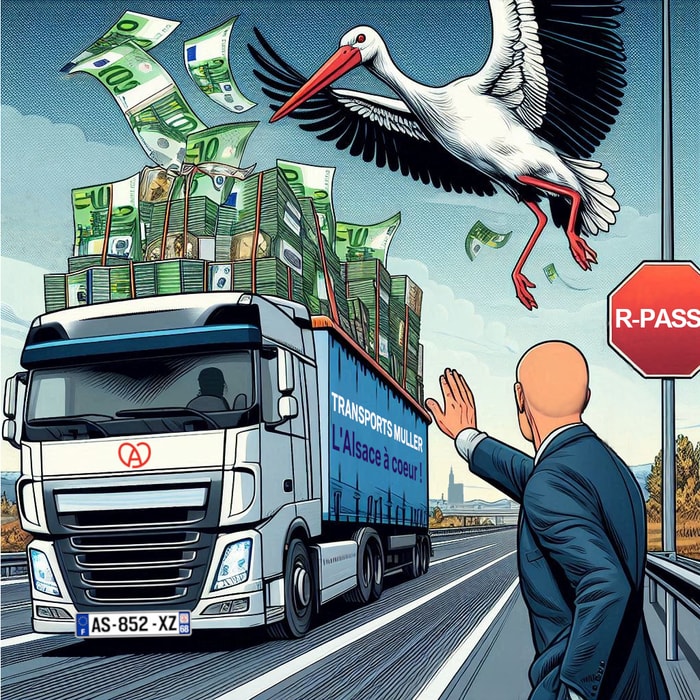 Le 15 octobre, la FNTR appelle les transporteurs à une mobilisation massive à Strasbourg et à Metz contre le R-Pass et l’ECPL.