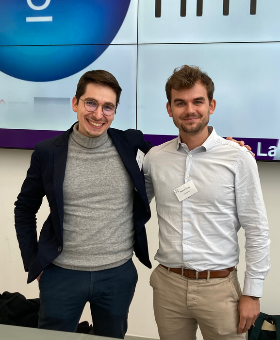 De gauche à droite, Florian Duta et Raphaël Schatz, fondateurs de JOBTASTE