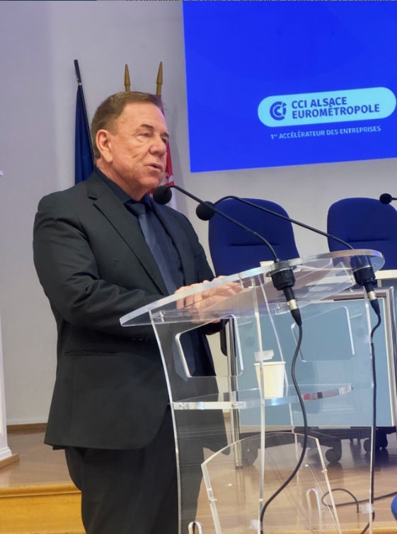 Gilbert Stimpflin, Président de la Délégation Mulhouse Sud Alsace de la CCI Alsace Eurométropole