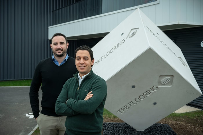 Nicolas Werth et Taha Beggar, un duo déterminé à ancrer durablement TPB Flooring sur la scène internationale.