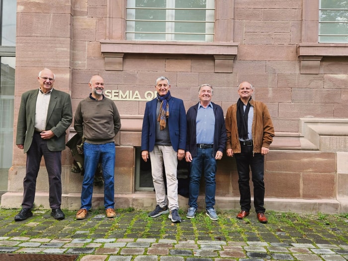 L’équipe Terdépol : de gauche à droite, Yves Greinke, Olivier Kobloth (DG), Yves Rémond (CEO), Philippe Ackerer et Daniel George.
