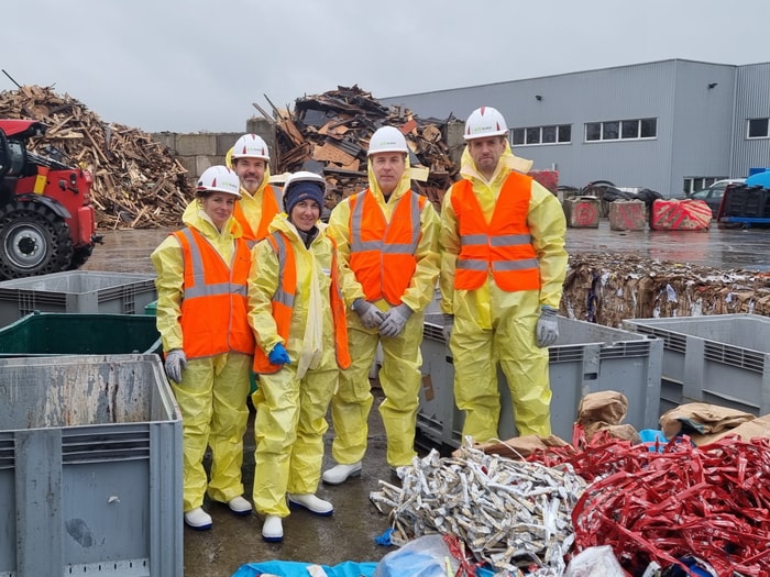 Visite annuelle au centre de tri pour analyser les déchets et optimiser leur valorisation
