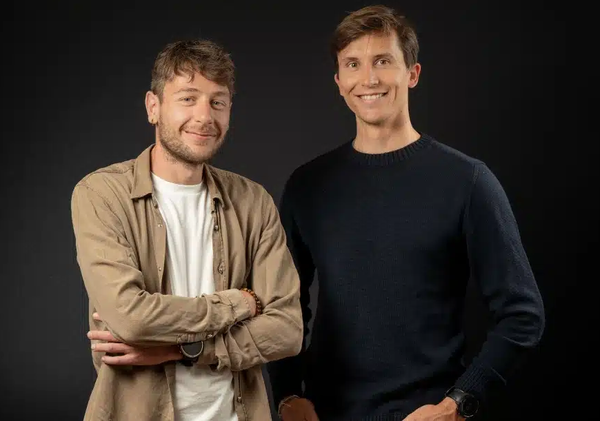 Steven Bardey et Sébastien Fiedorow, les deux cofondateurs d'Aerleum