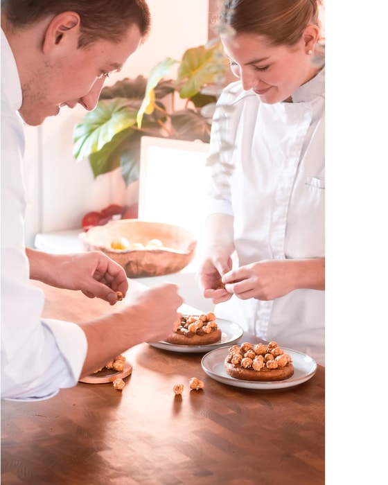 Louise et Théophile revisitent les desserts alsaciens dans un esprit contemporain.