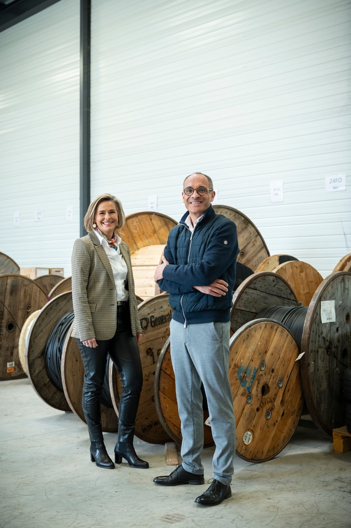 Coralie Luthin, chargée d’affaires de la CCI Alsace Eurométropole & François Bénard, dirigeant de Bénard François
