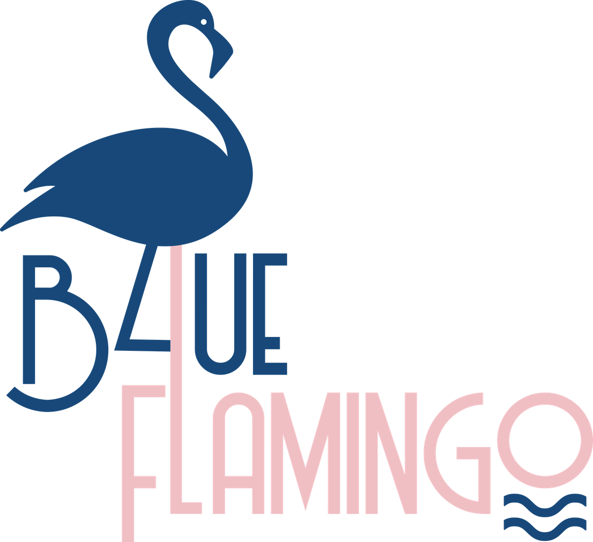 BLUE FLAMINGO