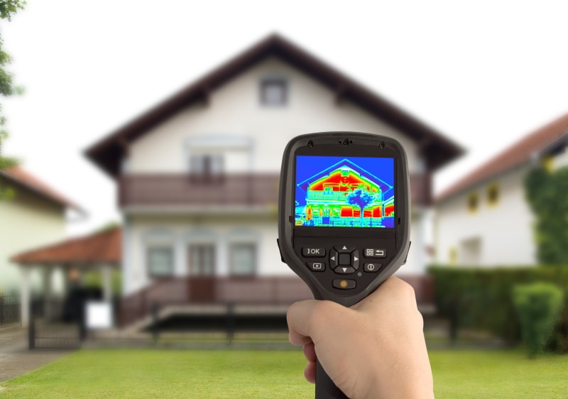 Étudier les pertes de chaleur du bâti par thermographie