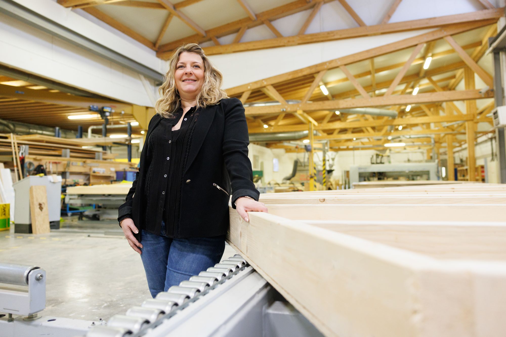 Audrey Surgand est l’une des rares femmes à travailler dans ce milieu d’hommes.