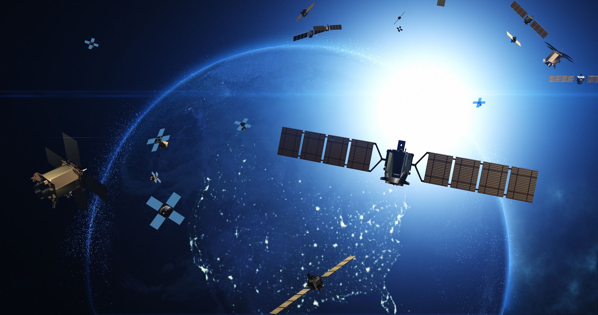 Une constellation de satellites en orbite qui pourraient passer de 7 000 à 100 000 d’ici 2030 selon l’ONU